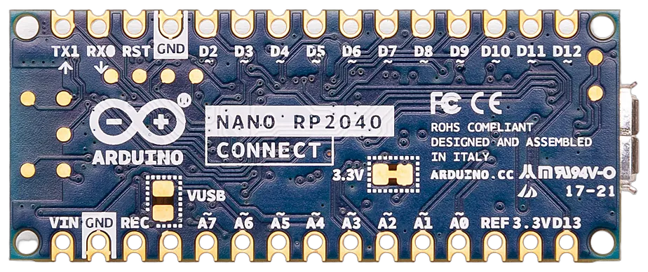 Arduino® Board Nano RP2040 CONNECT without headers