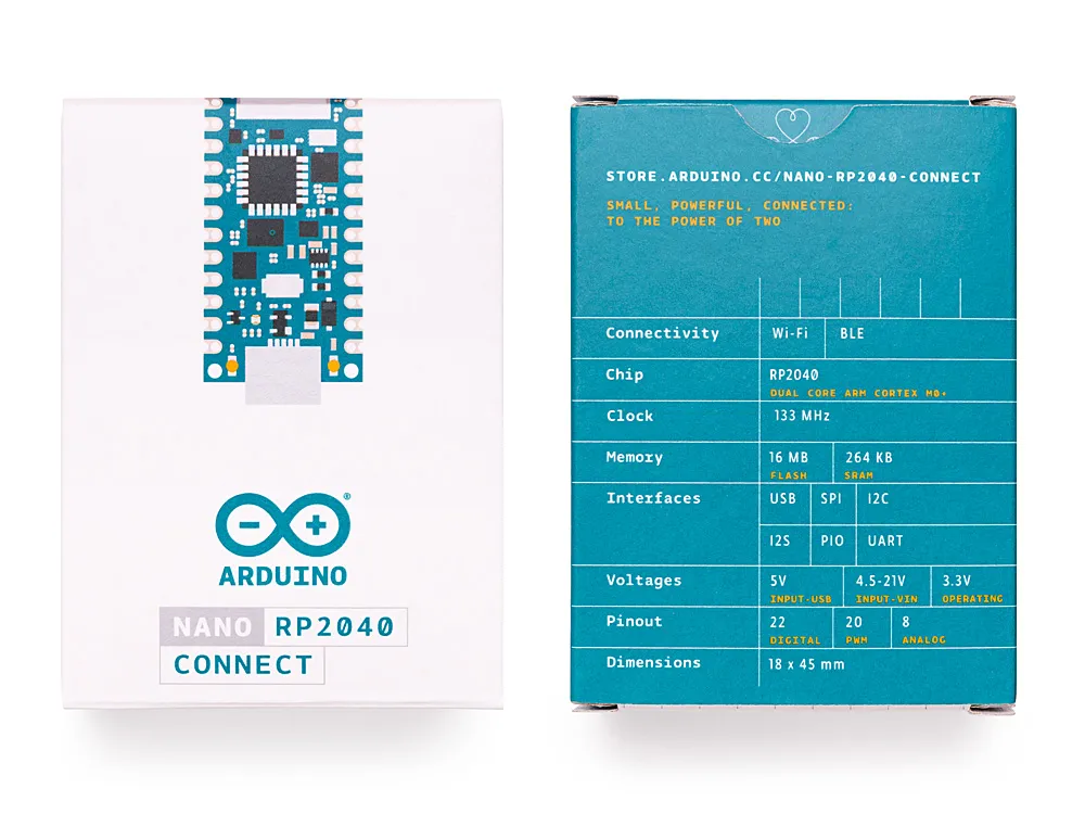 Arduino® Board Nano RP2040 CONNECT without headers