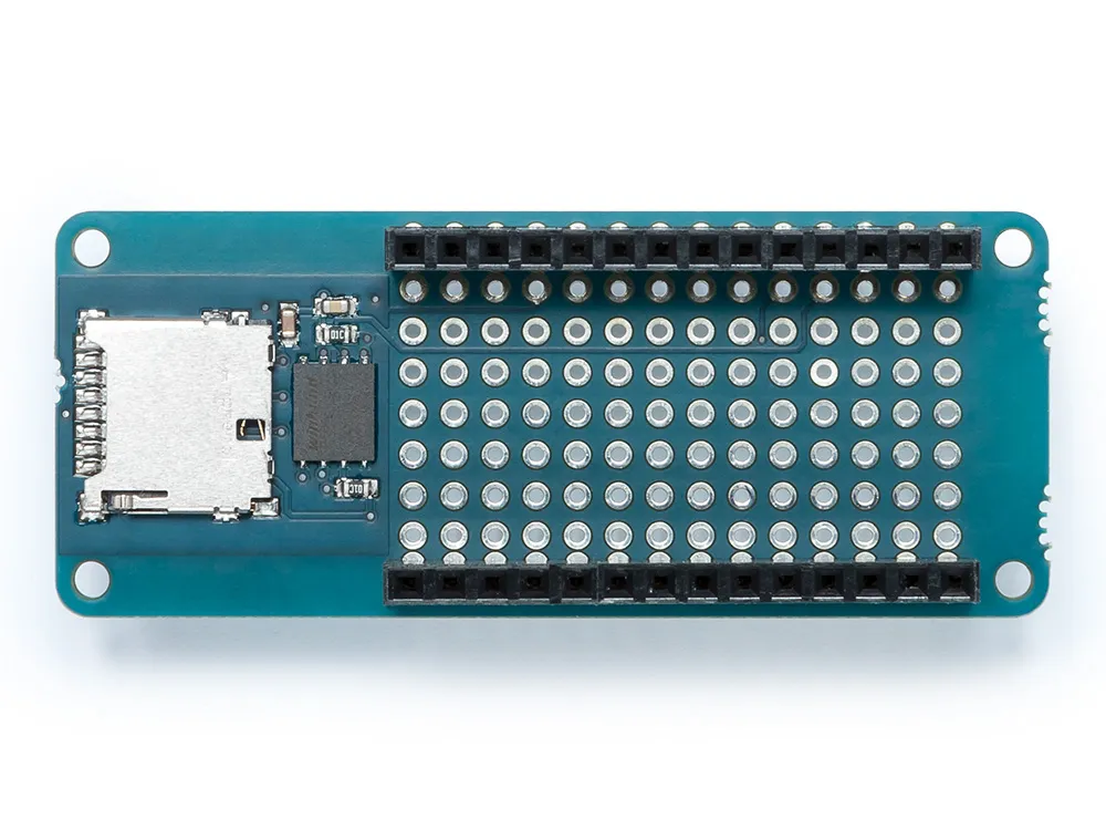 Arduino® Shield MKR MEM (Flash-Speicher & microSD Karte Slot) Arduino® Shield MKR MEM (Flash-Speicher & microSD Karte Slot)