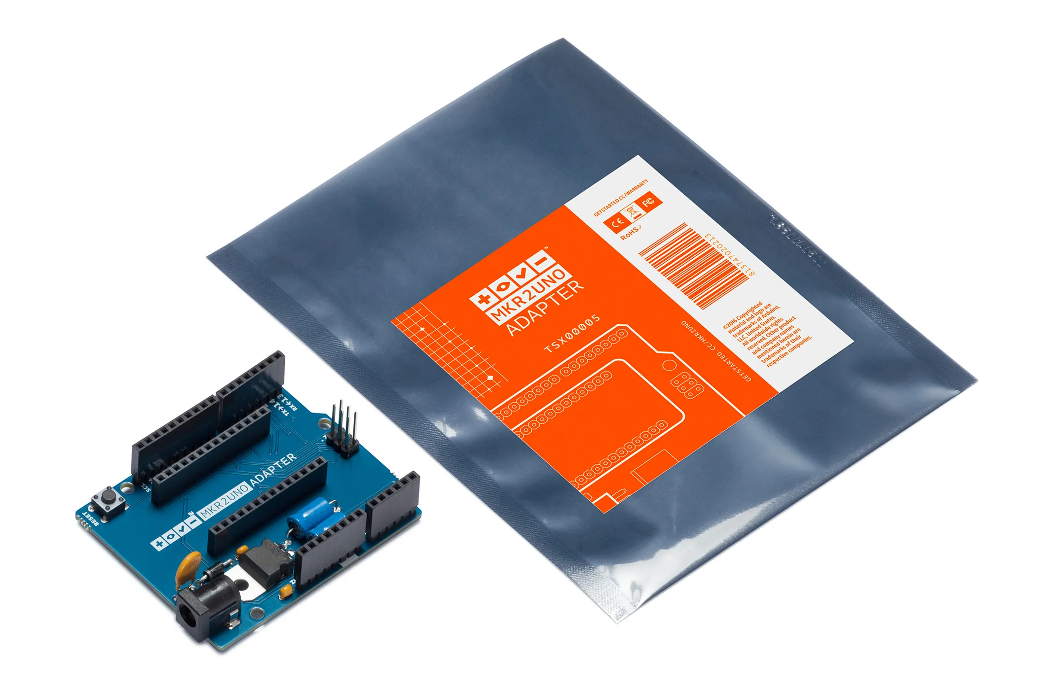 Arduino® Adapter MKR2UNO (UNO Shields auf MKR 1000 without headers)