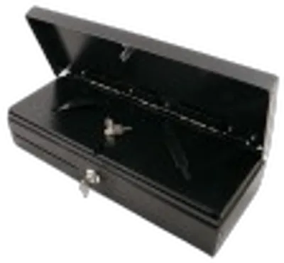 Kasse Springdeckel-Kassenlade, anthrazit, 24V EPS-Anschluss mit Microschalter