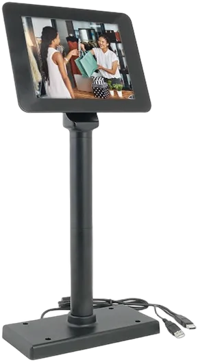 Kasse SD800 - 8" Kassenmonitor, True Flat Display, USB Anschluss, schwarz