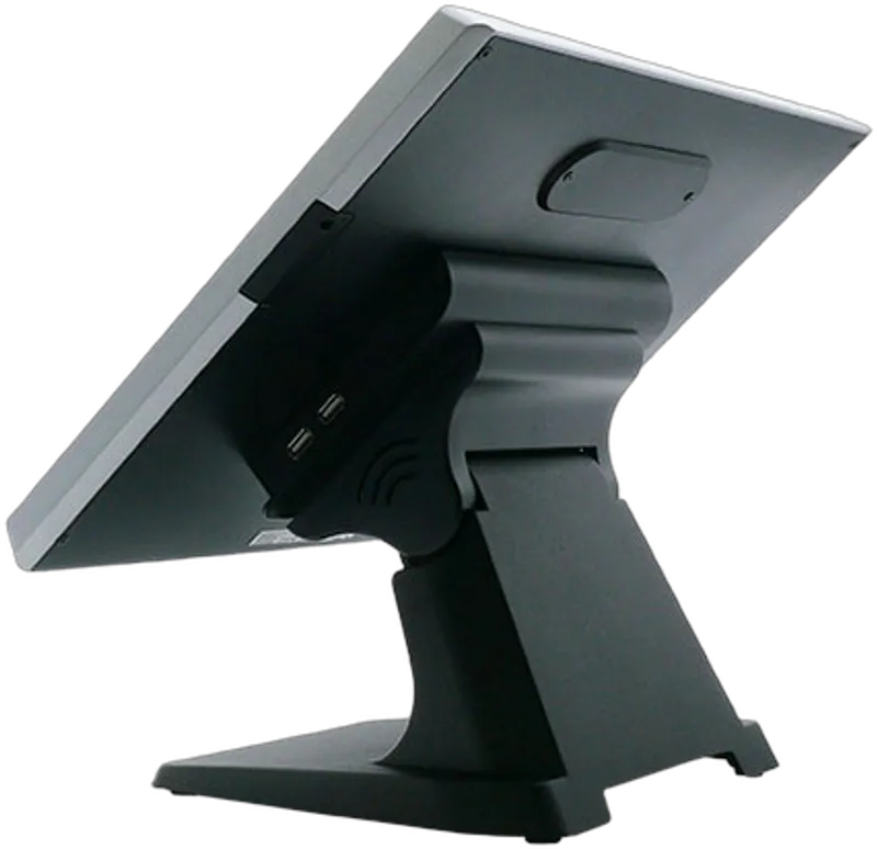 Touchmonitor 15" 4:3 Aluminium Touchmonitor mit kapazitivem Industrie Touchscreen und USB-Hub, VGA+DVI