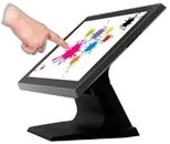 Touchmonitor 15" 4:3 Aluminium Touchmonitor mit kapazitivem Industrie Touchscreen und USB-Hub, VGA+DVI Touchmonitor 15" 4:3 Aluminium Touchmonitor mit kapazitivem Industrie Touchscreen und USB-Hub, VGA+DVI
