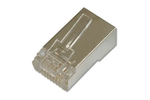 Modular Plug, for round cable, 8P8C, CAT 5 shielded
