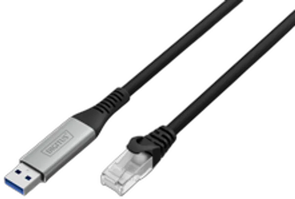 DIGITUS USB 3.2.RJ45 Ethernet Kabel 2 m