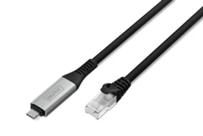 DIGITUS USB 3.2.RJ45 Ethernet Kabel S/FTP 10 m