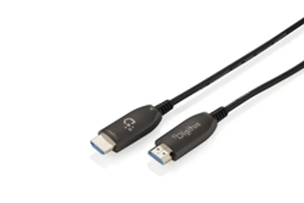DIGITUS HDMI AOC Hybrid Glasfaserkabel UHD 8K 40m schwarz