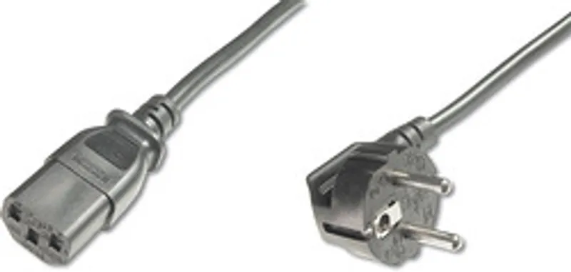 DIGITUS Netzanschlusskabel, 2,5m, schwarz