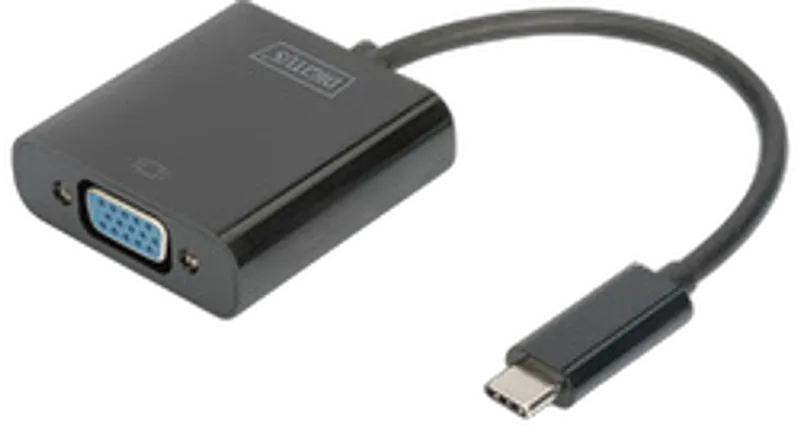 DIGITUS Adapter USB3.0/C -> VGA               19.5cm schwarz