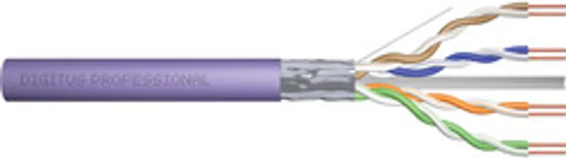 DIGITUS Instal-kab Cat6  U/UTP  tw.Pair 305m violett