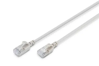 DIGITUS Patchkabel CAT 6A F/FTP Slim 2,00m grau