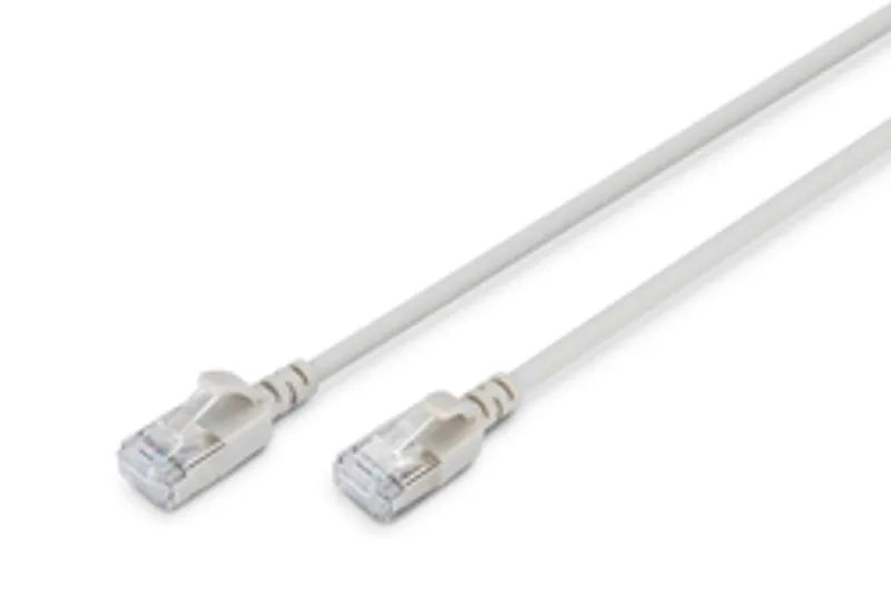 DIGITUS Patchkabel CAT 6A F/FTP Slim 2,00m grau