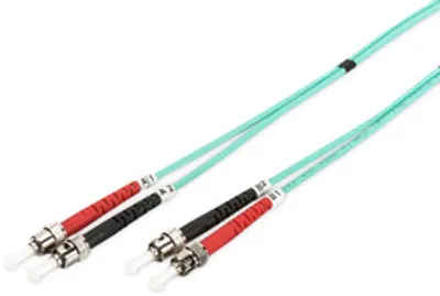 DIGITUS LWL Patchkabel ST -> ST 2.00m  Multimode Duplex OM3