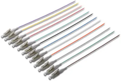 LC Fiber Pigtail , LB, 50/125 µ 12 St.,  DIN IEC 304 2m, OM2