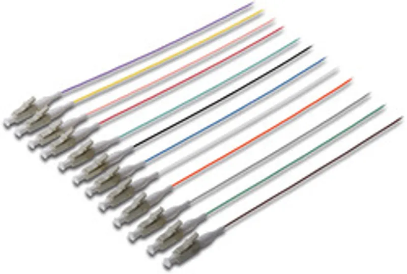 LC Fiber Pigtail , LB, 50/125 µ 12 St.,  DIN IEC 304 2m, OM2