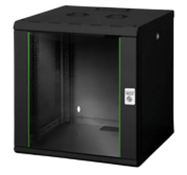 DIGITUS Wandgehäuse Unique  12HE  643x600x600mm schwarz