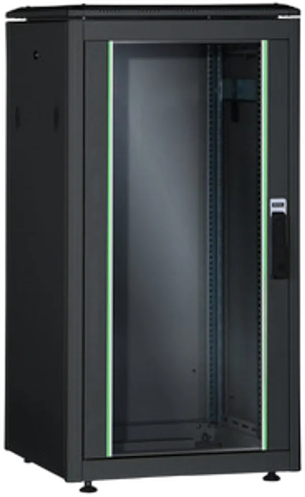 DIGITUS Netzwerkschrank Unique  26HE 1342x800x1000mm schwarz (Speditionsversand)