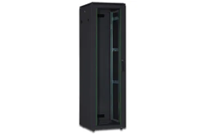 DIGITUS Netzwerkschrank Unique  32HE 1609x600x800mm schwarz (Speditionsversand)