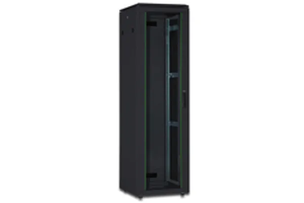 DIGITUS Netzwerkschrank Unique  36HE 1787x600x600mm schwarz (Speditionsversand)