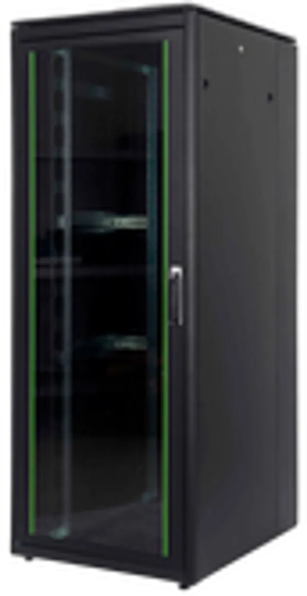 DIGITUS Netzwerkschrank Unique  42HE 2053x800x1000mm schwarz (Speditionsversand)