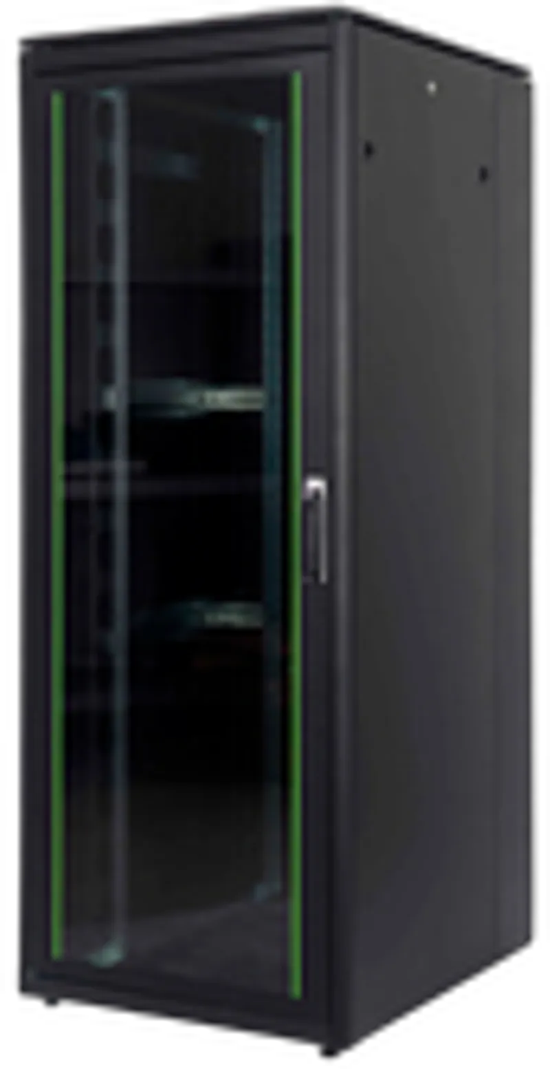DIGITUS Netzwerkschrank Unique 42HE 2053x800x1000mm schwarz (Speditionsversand)