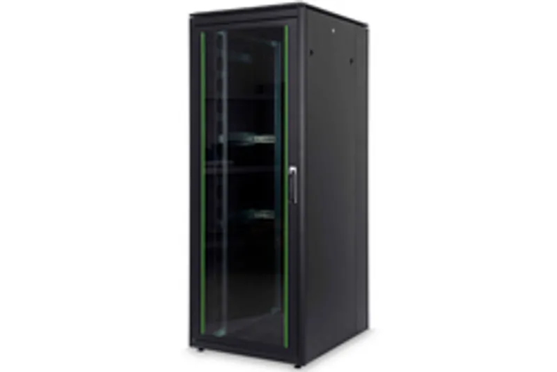 DIGITUS Netzwerkschrank Unique  47HE 2276x600x600mm schwarz (Speditionsversand)