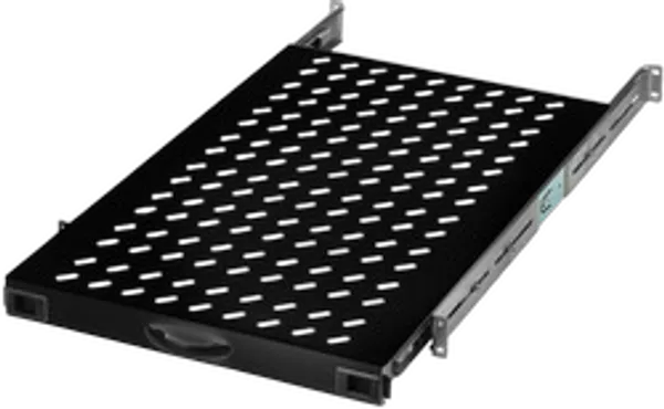 DIGITUS Fachboden 1HE 30x483x720mm max 65kg schwarz ausziehb
