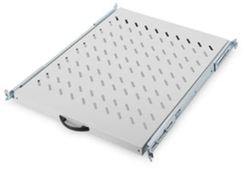 DIGITUS Fachboden 1HE 30x483x570mm bis  25kg grau ausziehbar