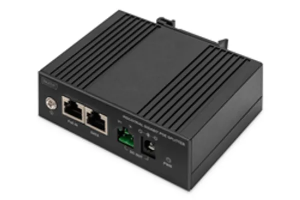 DIGITUS Splitter POE Industrial 802.3at/af DIN   60W