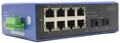 DIGITUS Switch 8 +2-Port Gigabit  Ethernet oE SC 20 km