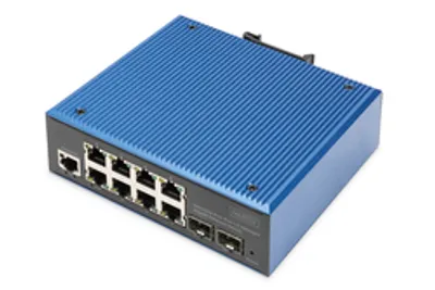 DIGITUS Switch 8+2 -Port L2 managed Gigabit Ethernet FPC