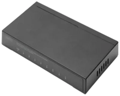 DIGITUS Switch 8-Port  Gigabit          Unmanaged schwarz