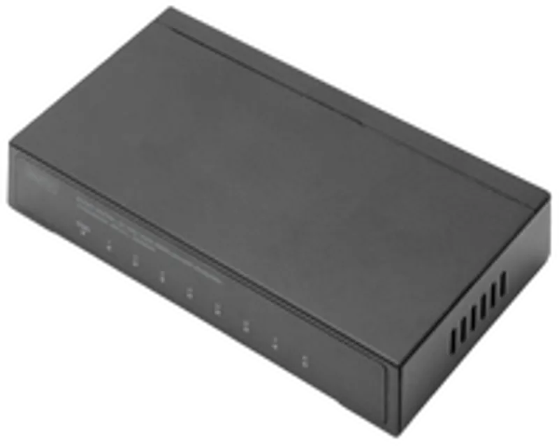 DIGITUS Switch 8-Port  Gigabit          Unmanaged schwarz