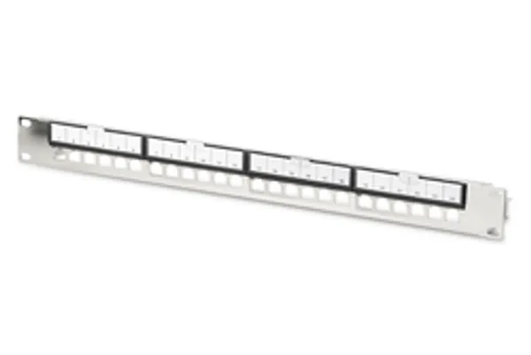 DIGITUS Patch Panel geschirmt 24-Port 19" blank