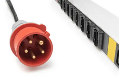 DIGITUS PDU 3-phas. 24xC13 3xC19 Ausgänge 230V/16A schwarz