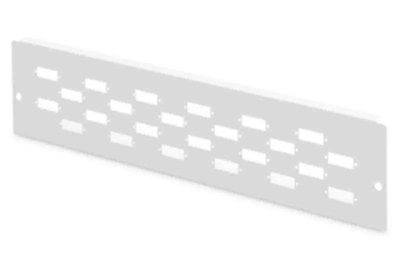 DIGITUS Adapterplatte für LWL Unibox zur Wandmontage, Medium