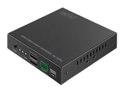 DIGITUS HDMI Fiber IP Receiver 4K/60Hz schwarz
