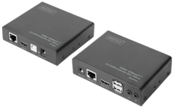 DIGITUS HDMI HDBaseT 2.0 KVM Extender Set, 100 m