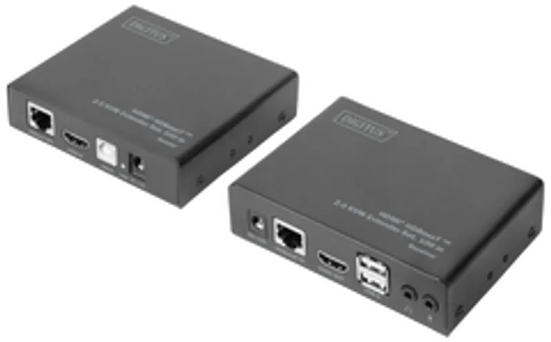 DIGITUS HDMI HDBaseT 2.0 KVM Extender Set, 100 m