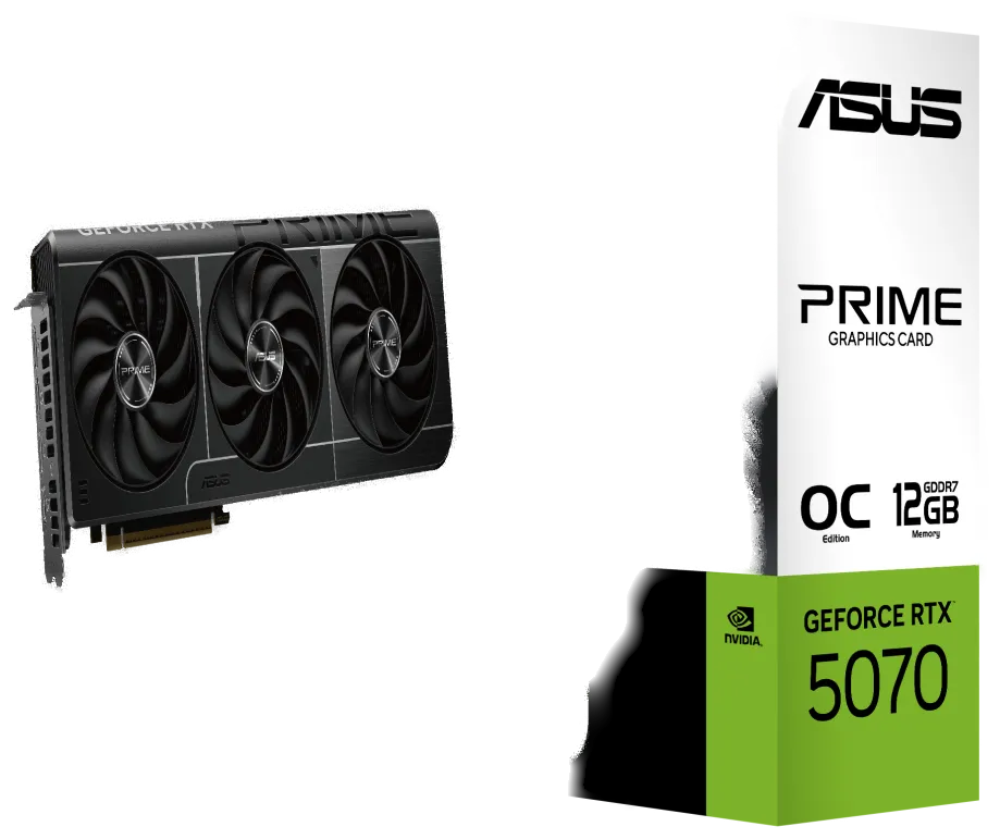 ASUS Prime -RTX5070-O12G NVIDIA GeForce RTX 5070 12 GB GDDR7 ASUS Prime -RTX5070-O12G NVIDIA GeForce RTX 5070 12 GB GDDR7