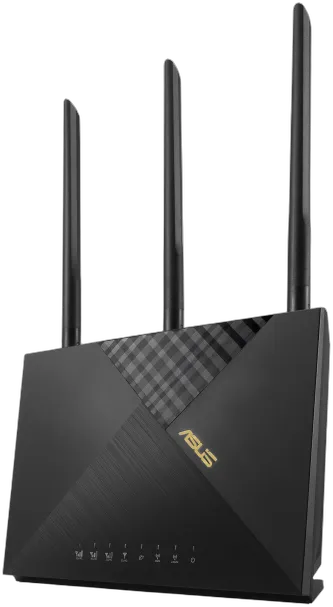 ASUS 4G-AX56 router inalámbrico Gigabit Ethernet Doble banda (2,4 GHz / 5 GHz) Negro