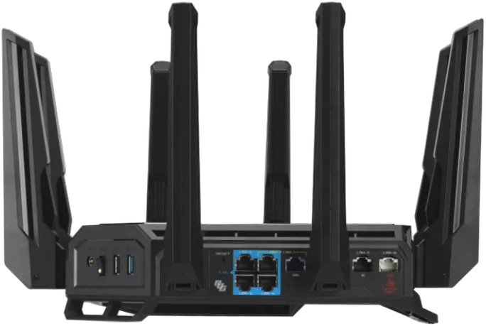 ASUS WL-Router ROG-Rapture GT-BE19000 Tri-Band WiFi7 schwarz ASUS WL-Router ROG-Rapture GT-BE19000 Tri-Band WiFi7 schwarz