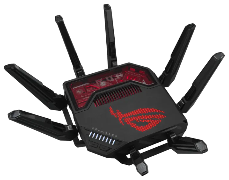 ASUS WL-Router ROG-Rapture GT-BE19000 Tri-Band WiFi7 schwarz ASUS WL-Router ROG-Rapture GT-BE19000 Tri-Band WiFi7 schwarz