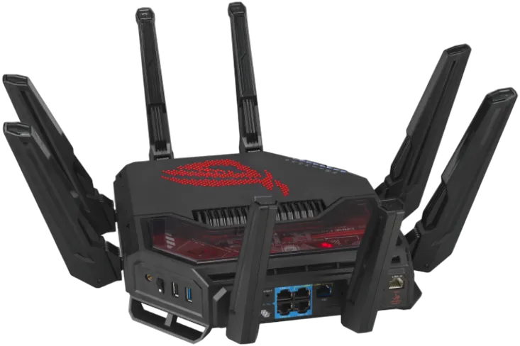 ASUS WL-Router ROG-Rapture GT-BE19000 Tri-Band WiFi7 schwarz ASUS WL-Router ROG-Rapture GT-BE19000 Tri-Band WiFi7 schwarz