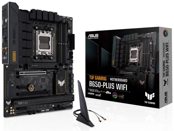 ASUS TUF GAMING B650-PLUS WIFI            (AMD,AM5,DDR5,ATX)