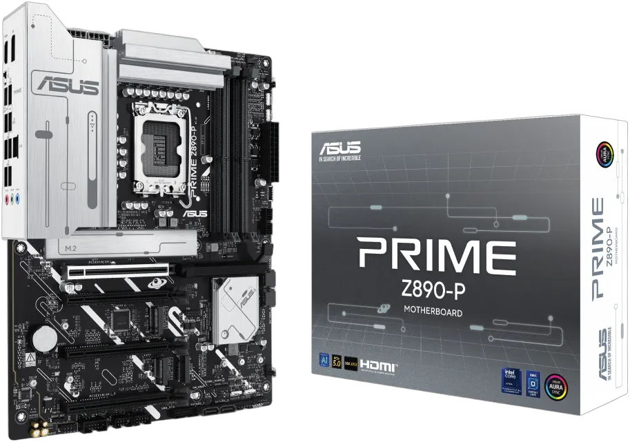 ASUS PRIME Z890-P Intel Z890 LGA 1851 (Socket V1) ATX ASUS PRIME Z890-P Intel Z890 LGA 1851 (Socket V1) ATX