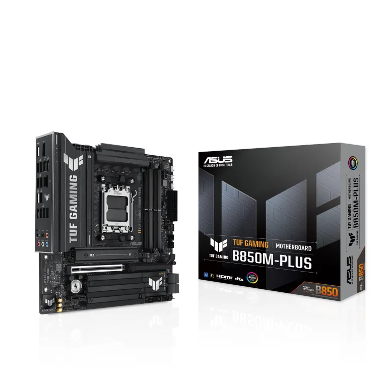 ASUS TUF GAMING B850M-PLUS (AMD,AM5,DDR5,mATX) ASUS TUF GAMING B850M-PLUS (AMD,AM5,DDR5,mATX)