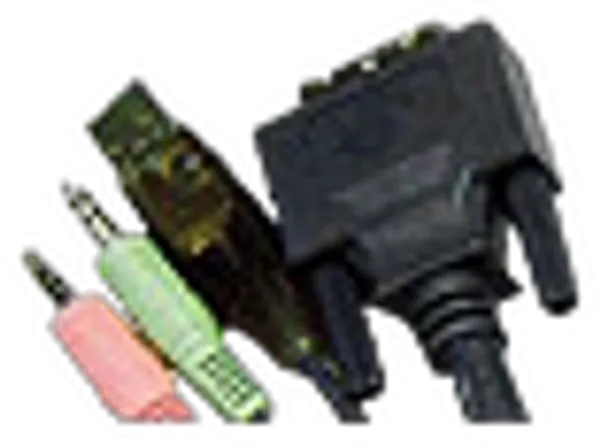 Aten Verbindungskabel DVI, 1,8m, USB, Audio