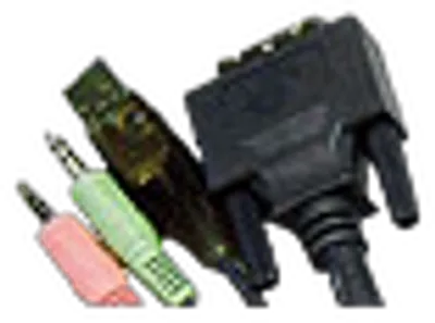 Aten Verbindungskabel DVI, 1,8m, USB, Audio